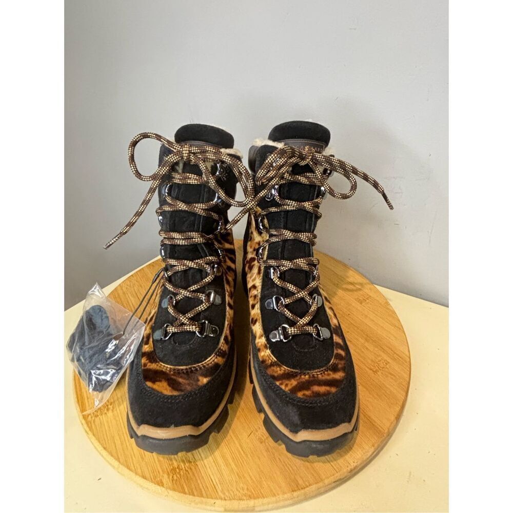 NWT Veronica Beard Women's Galina Shearling‎ Lined Winter Boots Size 6.5 - Picture 5 of 13